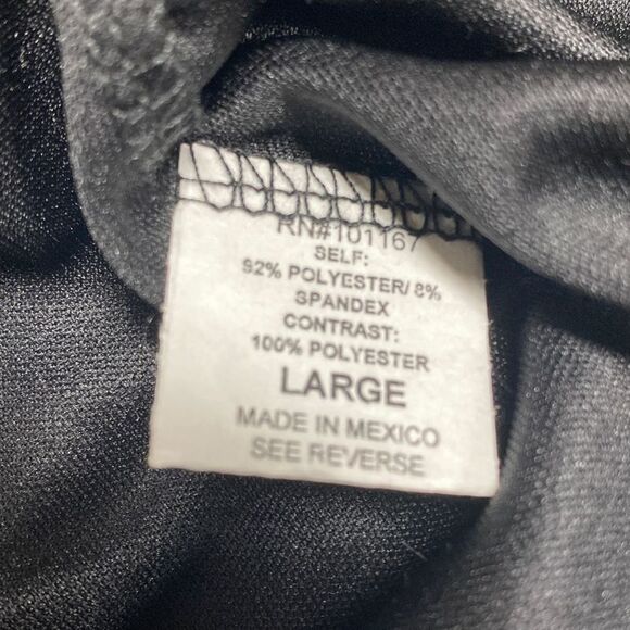 Cha Cha Vente Cheetah Short Sleeve Sheer Tunic Top Size Large NEW - Picture 8 of 9